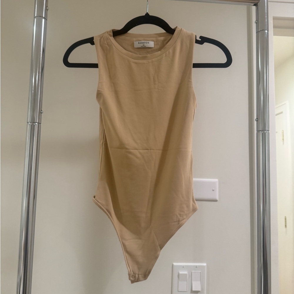Babaton Beige Bodysuit